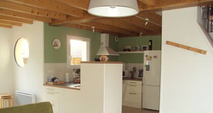 HOUSE 8-10 PEOPLE 300m from the beach, 1km from shops