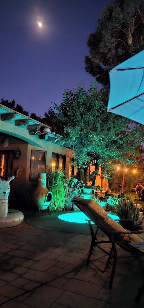 Terrace/patio - 2bd2ba P.S. PRIVATE ENTRY 5 min Downtown PoolBBQ (Palm Springs)