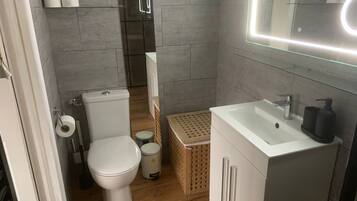 Towels, soap, toilet paper