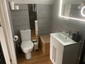 Towels, soap, toilet paper
