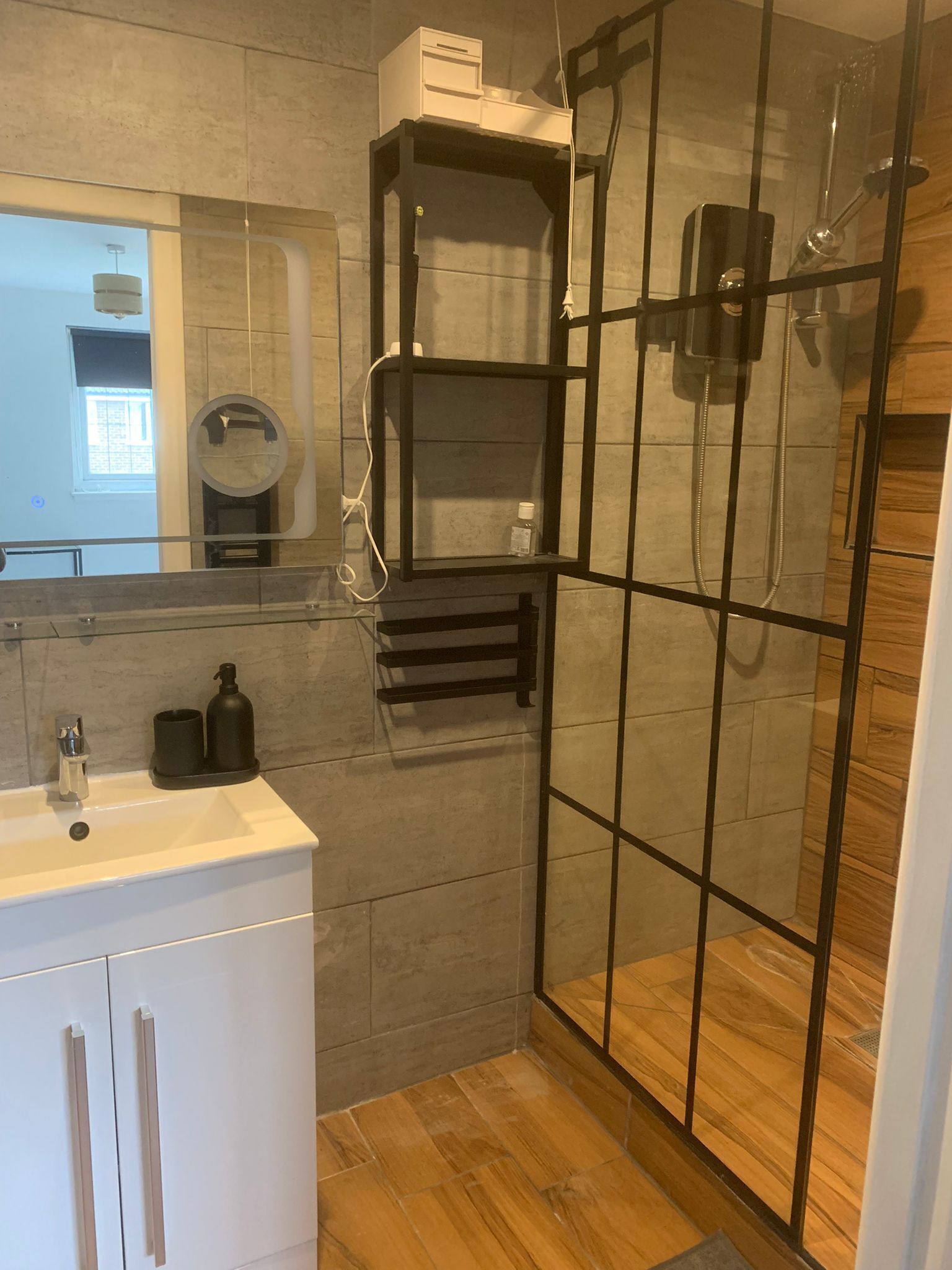 Towels, soap, toilet paper