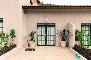 Fassade der Unterkunft