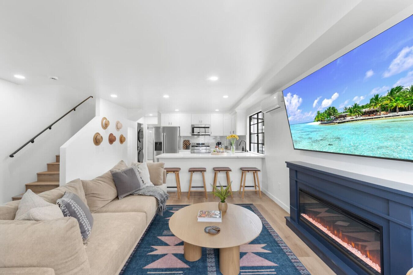 スマートテレビ、暖炉