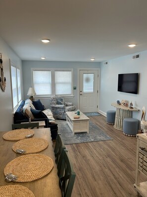 Smart TV - Beachside Bliss: Cozy 2-Bed Retreat, Steps from the Shore, with WiFi, AC & More! (Wildwood Crest)
