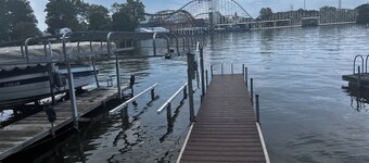 Waterfront 2BR Cottage: Fire Pit, Grill & Dock -Boat Slip Available additional