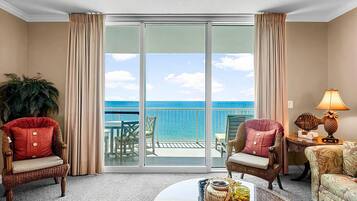 Appart'hÎtel, 1 trÚs grand lit et 1 canapé-lit (Palazzo 1405) | Coin séjour