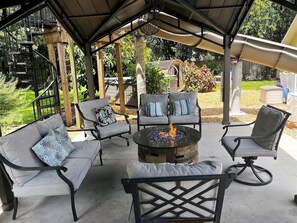 House, Multiple Beds, Pool Access, Garden View (2115 Karen Dr) | View from room - Heated Pool, Jacuzzi & Sauna! Tampa, FL (Lutz)