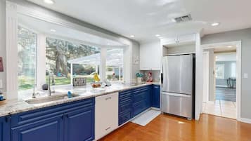 House, Multiple Beds, Pool Access, Pool View (Events Welcome!) | Private kitchen | Coffee/tea maker