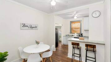 House, 1 King Bed, Kitchen, Garden View (730 Johnson Ave) | 1 bedroom, individually decorated, individually furnished, bed sheets