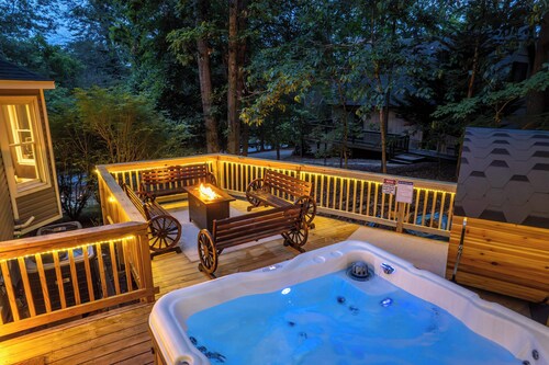 SylvanPines Serene Luxe-HT,Sauna,GameRoom, Firepit