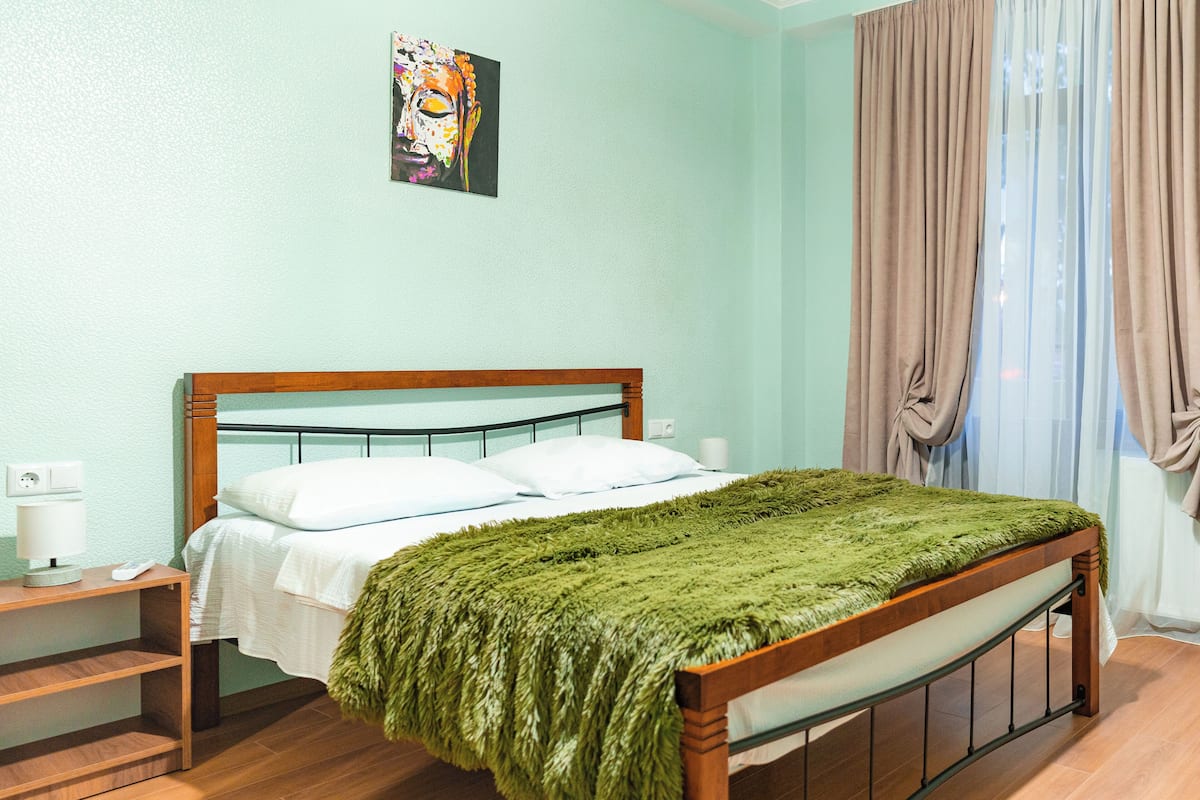 Comfort Double Room, Balcony, Mountain View | Blackout drapes, iron/ironing board (on request), WiFi (free)