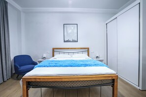Classic Double Room, Balcony, Mountain View | Blackout drapes, iron/ironing board, free WiFi, bed sheets - PANORAMA Family Hotel (Telavi)