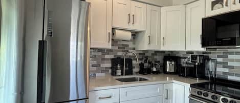 Microwave, oven, stovetop