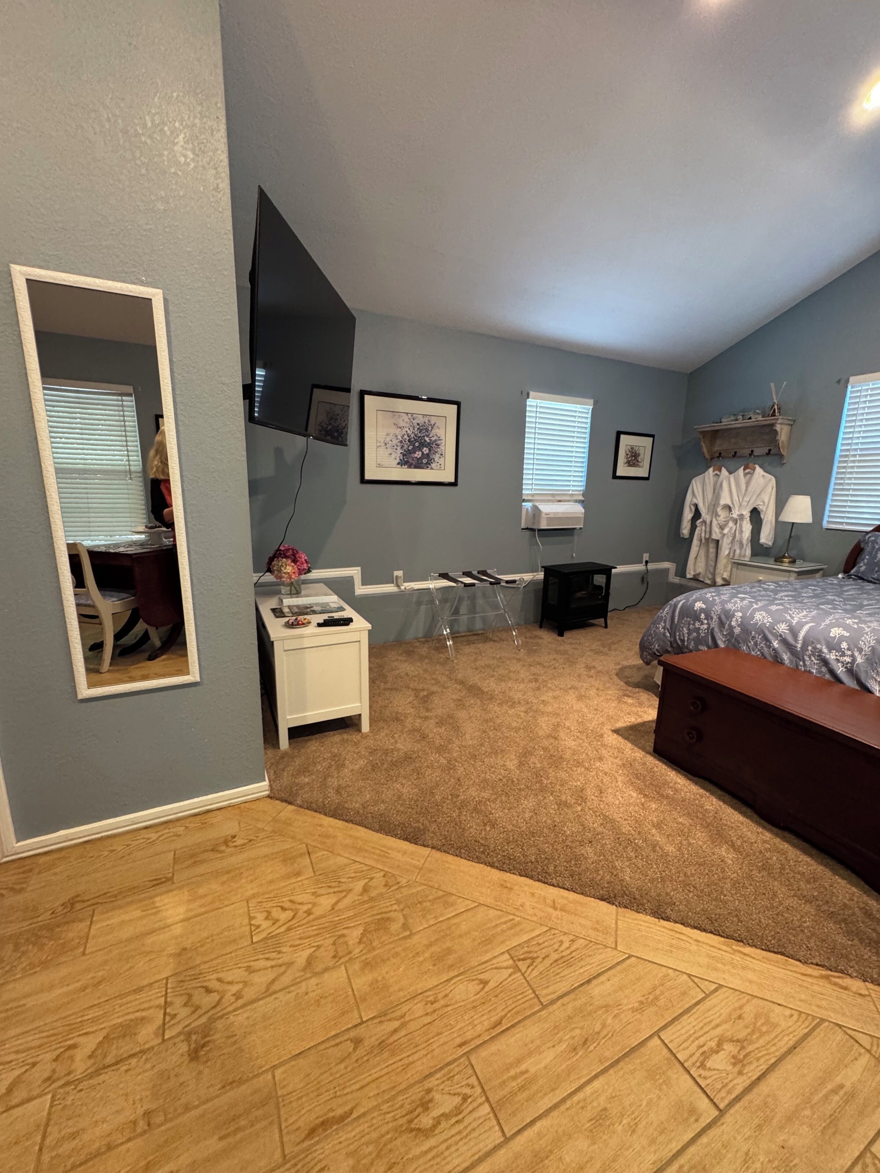 1 bedroom, desk, iron/ironing board, WiFi (free)