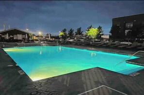 Una piscina riscaldata