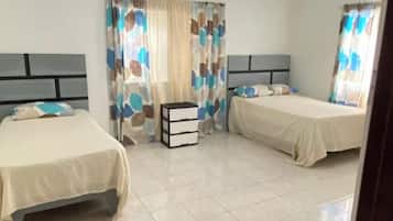 4 habitaciones, wifi y ropa de cama