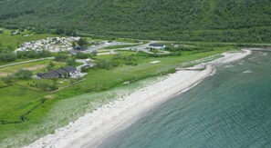 Plage, sable blanc, beach-volley