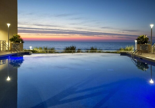 Indoor pool, outdoor pool