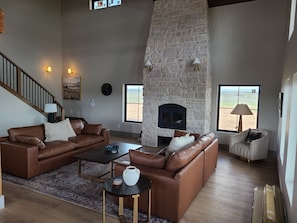 TV connectée, cheminée