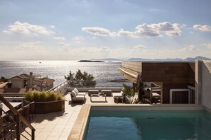 Penthouse Luxe, vue mer | Terrasse/Patio