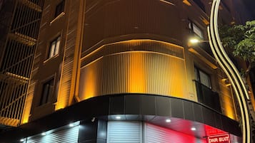 Overnatningsstedets facade