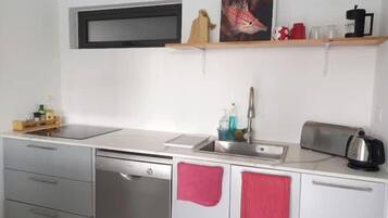 Microwave, stovetop, dishwasher