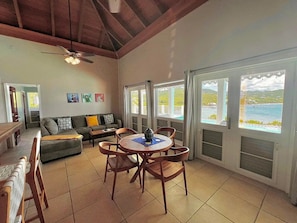 Dining - Private Oceanfront Retreat , Two Master Suites , East End (Christiansted)