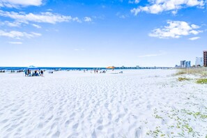 On the beach