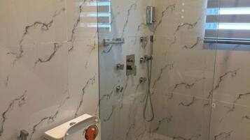 Towels, soap, toilet paper