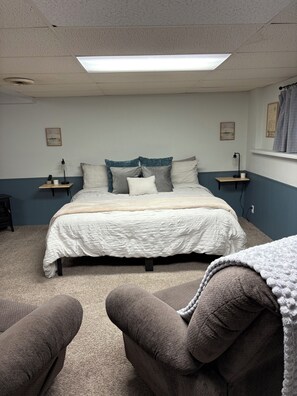 1 chambre, fer et planche à repasser, Wi-Fi, draps fournis