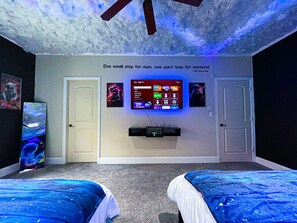 3 slaapkamers, een bureau, een strijkplank/strijkijzer, gratis wifi