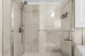 Shower, towels