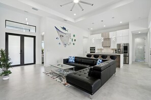 Smart TV, foosball, table tennis