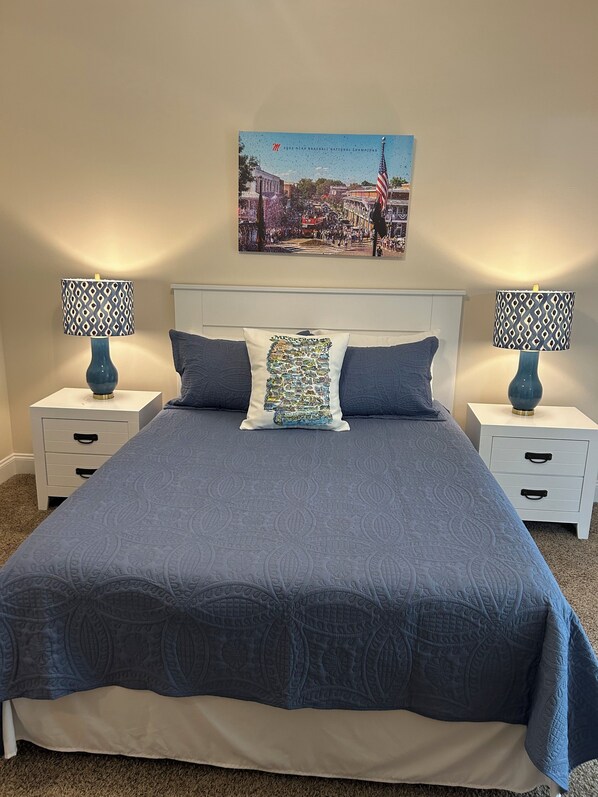 4 bedrooms, iron/ironing board, WiFi, bed sheets