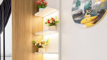 Deluxe Double Room, Balcony, City View | Blackout curtains, soundproofing, iron/ironing board, free WiFi