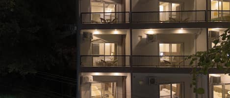 Fassade der Unterkunft