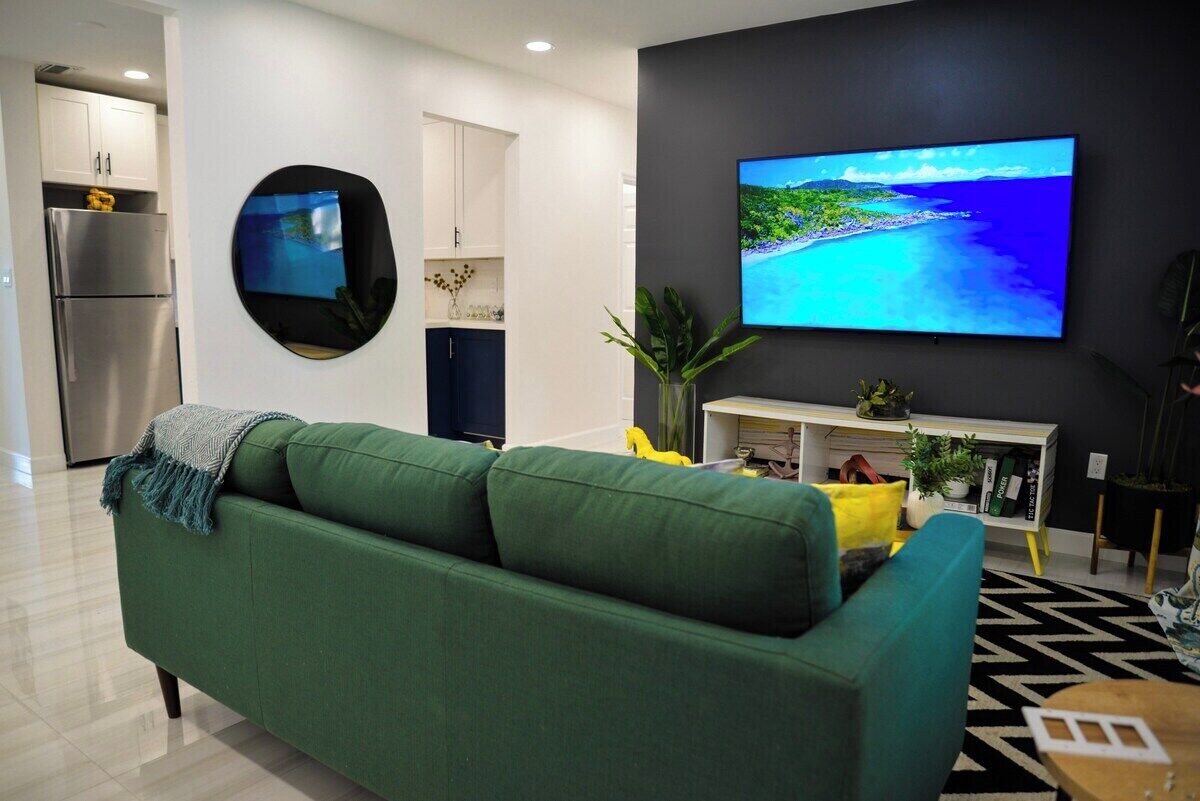 Smart TV, video games, table football
