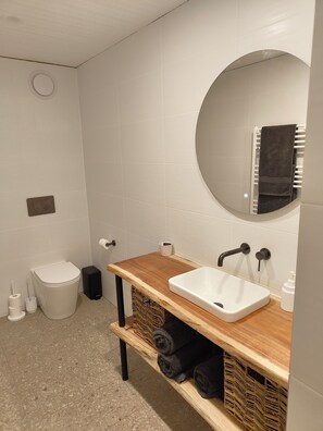 Dusche, Handtücher, Seife