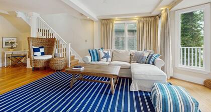 River view home w/ deck, river access, near beaches and train