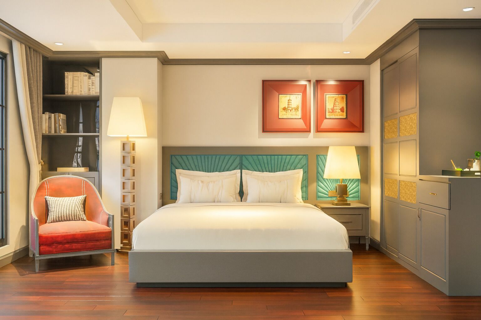 Ropa de cama de alta calidad, colchones con pillow-top y minibar 