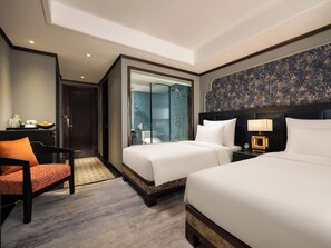 Premium Double or Twin with Old Quarter View | Premium bedding, pillow-top beds, minibar, in-room safe