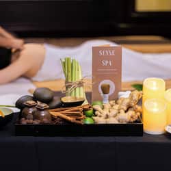 Couples treatment rooms, sauna, hot tub, steam room, body treatments