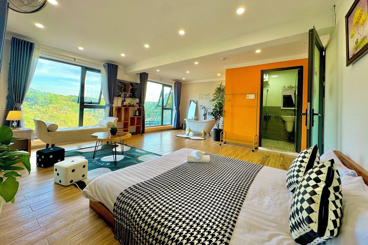 Junior Room, 1 Katil Ratu (Queen), Mountain View | Langsir/tirai gelap terus, Wi-fi percuma, cadar katil