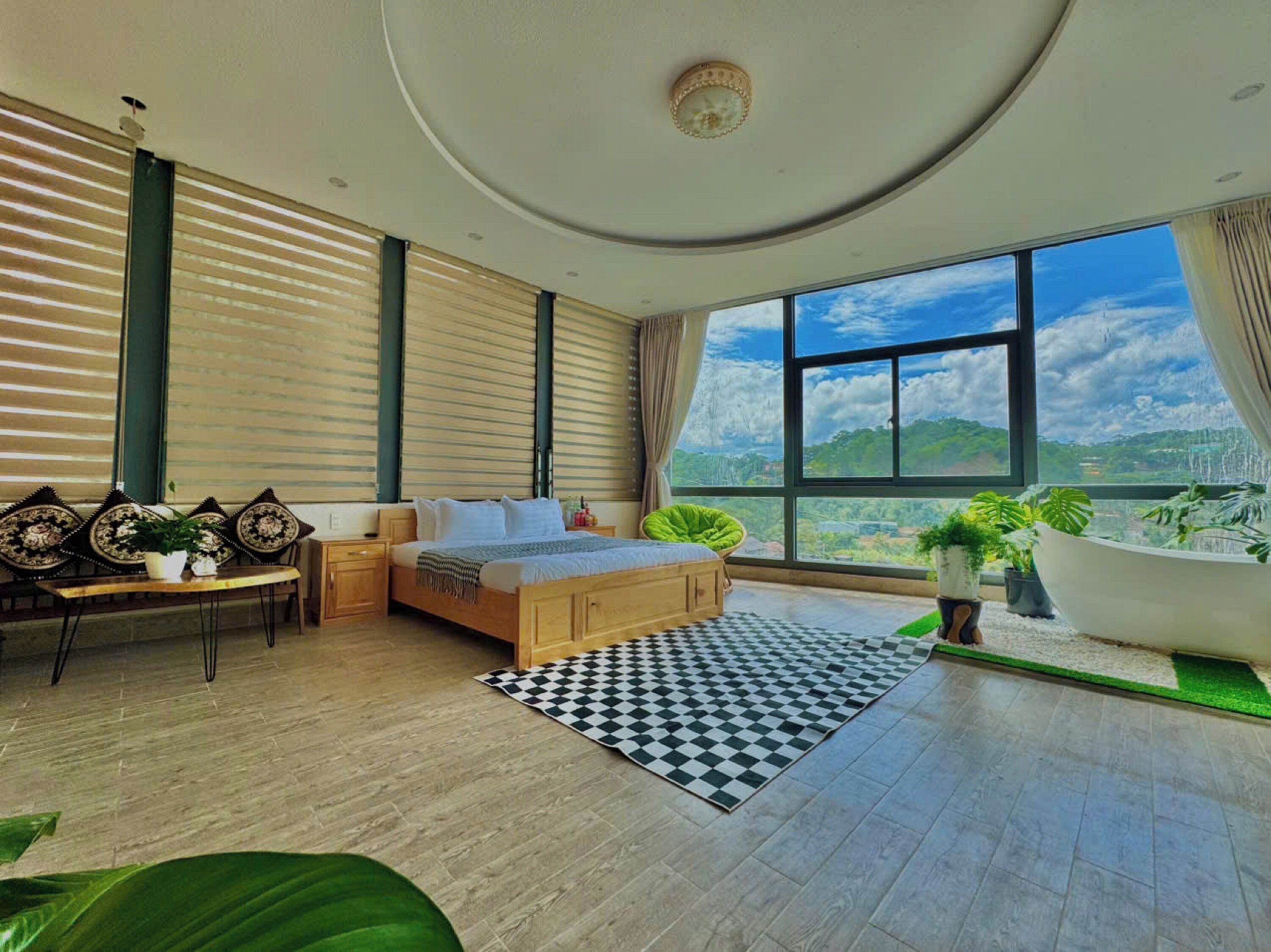 Phòng đôi Executive, bồn tắm, quang cảnh núi | Màn/rèm cản sáng, truy cập Internet không dây miễn phí, bộ trải giường 