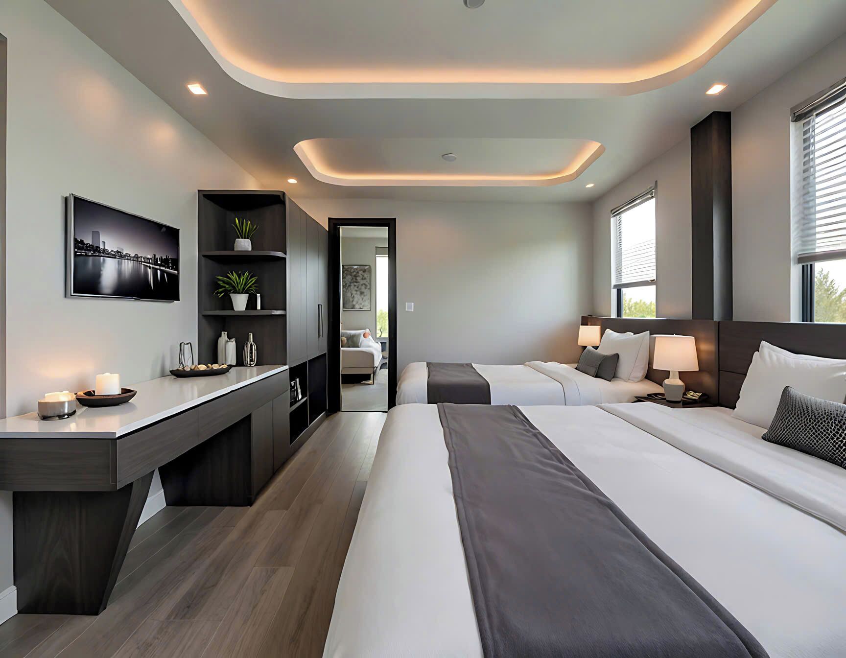 Deluxe Triple Room | Premium bedding, memory foam beds, desk, laptop workspace