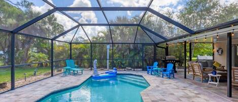 Una piscina climatizada