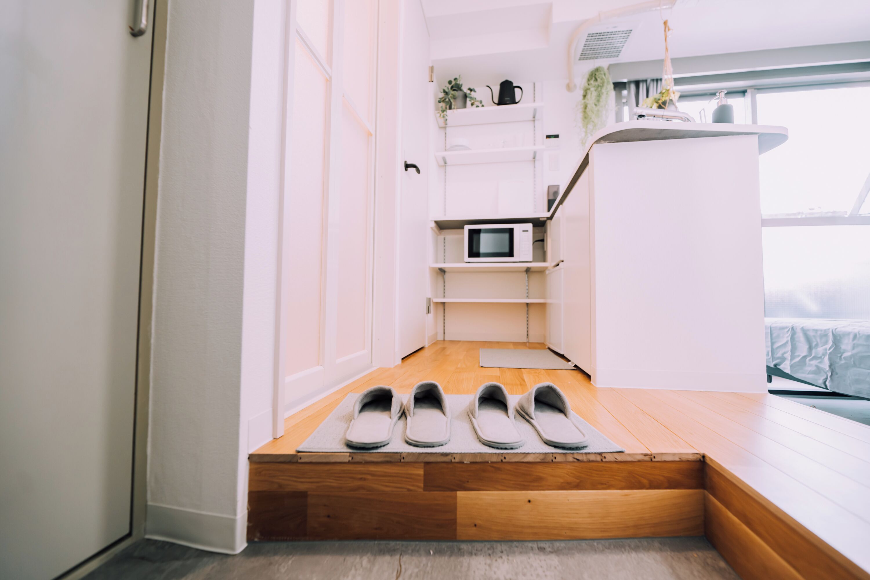 อพาร์ทเมนท์, เตียงใหญ่ 1 เตียง, ปลอดบุหรี่ | ครัวส่วนตัว | ไมโครเวฟ, เตาประกอบอาหาร, กาต้มน้ำไฟฟ้า, เครื่องครัว/จาน/ช้อนส้อม