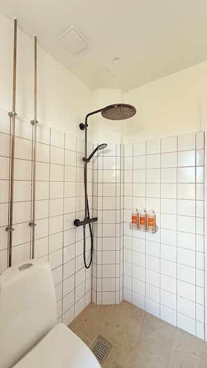 Shower, hair dryer