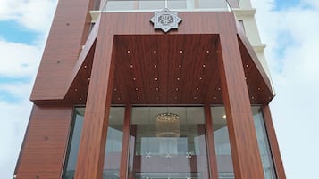 Front of property – evening/night