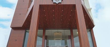 Front of property – evening/night